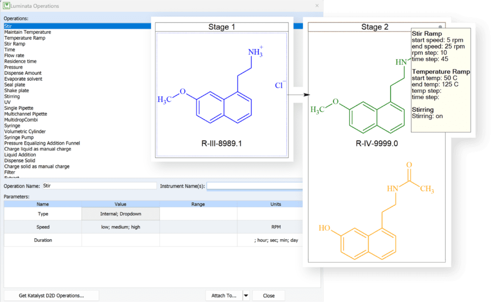 What's New Luminata - Select operations for eased reaction data entry